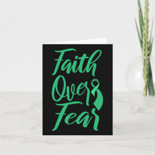 Cancer Awareness World Cancer Day Faith Over Fear Card