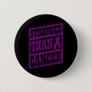 Cancer Awareness World Cancer Day Stronger Than Ca Button