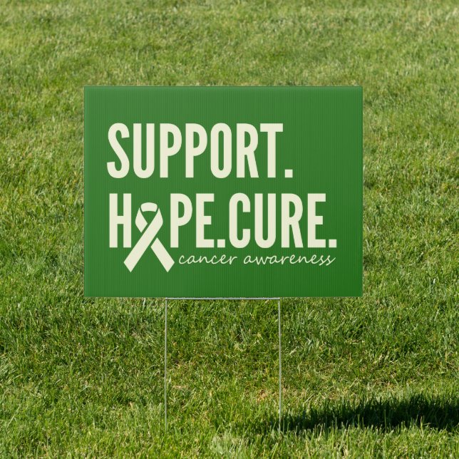 cancer awareness Yard Sign Outdoor  (Insitu)