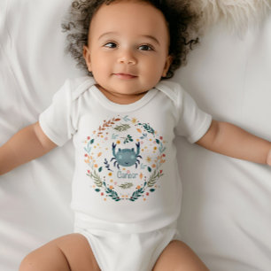 Cancer Baby - Sweet and Sensitive - Zodiac Design Bodysuit