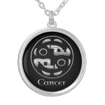 Cancer Birth Sign Celtic Knot Zodiac Necklace