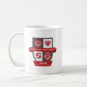 Cancer Birthday Crest™ for July 1-22 Mug