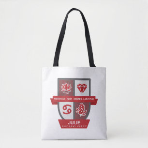 Cancer Birthday Crest™ for July 1-22 Tote Bag