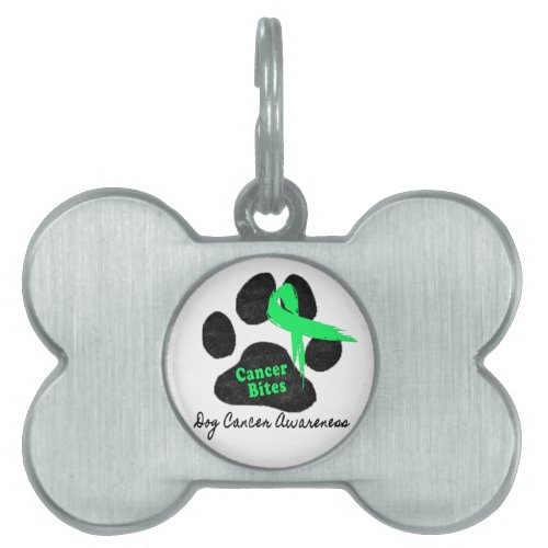 Cancer Bites Quote  _ Hodgkins Lymphoma Cancer _ L Pet Name Tag