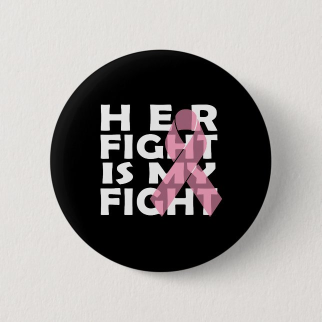 Cancer Breast Cancer  Button (Front)