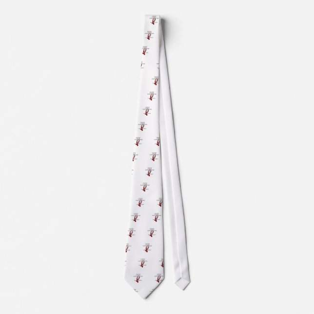 Cancer Bully (Burgundy Ribbon) Neck Tie (Front)