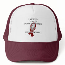 Cancer Bully (Burgundy Ribbon) Trucker Hat