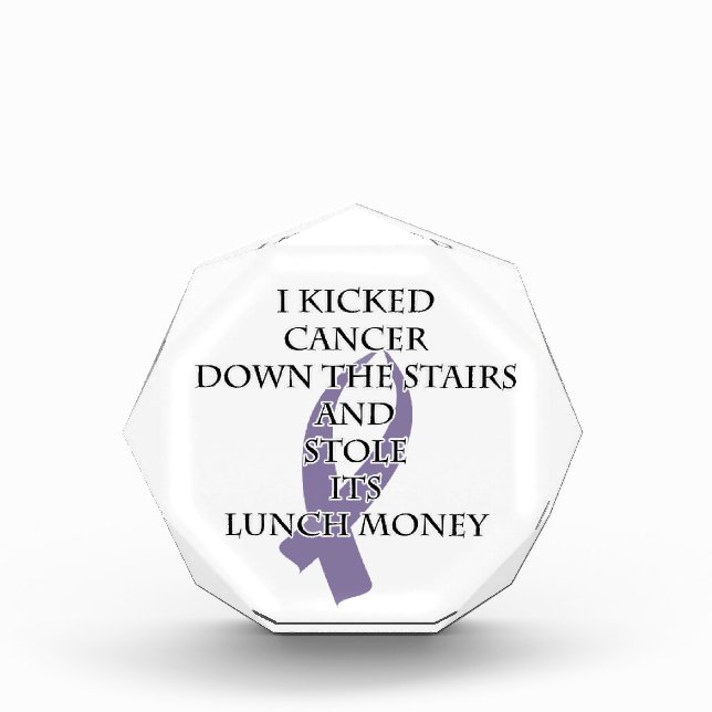 Cancer Bully (Light Purple Ribbon) Award (Front)