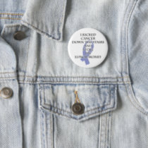 Cancer Bully (Periwinkle Ribbon) Pinback Button