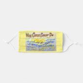 Cancer Cannot Do Poem Art Custom Face Masks (Front, Folded)