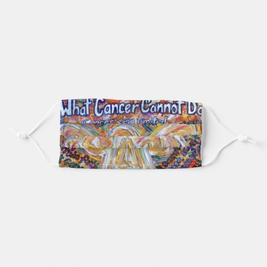 Cancer Cannot Do Poem Art Custom Face Masks (Front, Folded)
