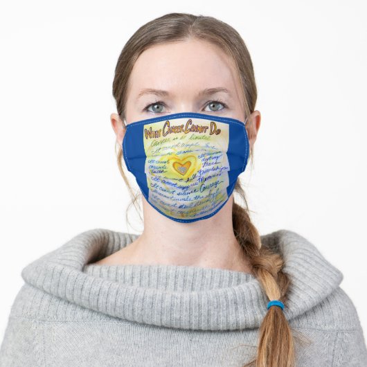 Cancer Cannot Do Poem Art Custom Face Masks (Worn)