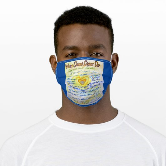 Cancer Cannot Do Poem Art Custom Face Masks (Worn)