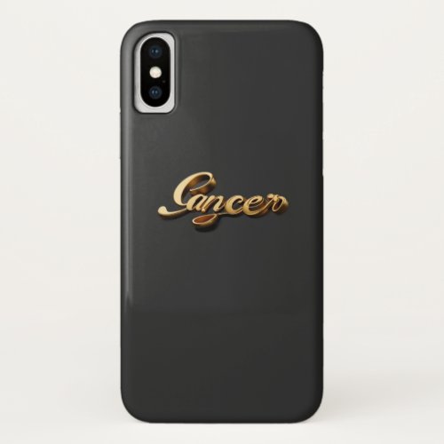 Cancer iPhone X Case