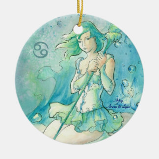Cancer Ceramic Ornament