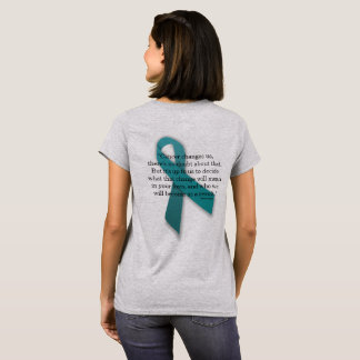 Cancer Changes Us inspiriational tee