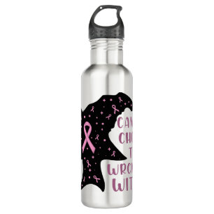 Cancer Chose the Wrong Witch   Stainless Steel Water Bottle