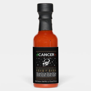 Cancer Christmas Ugly Sweater Hot Sauces