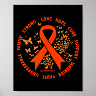 Cancer Clothing - Leukemia Awareness  Poster