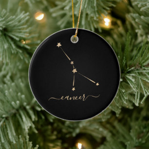 Cancer Constellation Ceramic Ornament