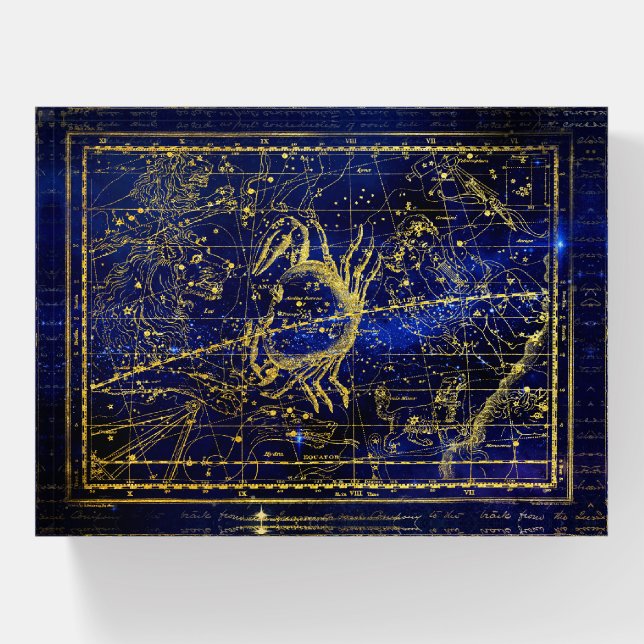 cancer constellation paperweight (Front)