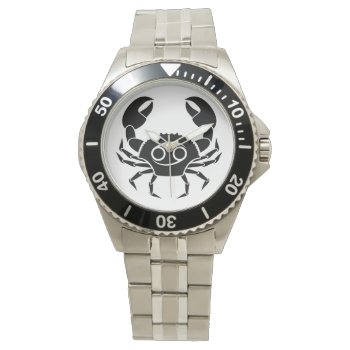Cancer Crab Greek Astrology Horoscope Zodiac Watch by lucidreality at Zazzle