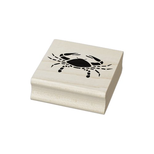 cancer crab zodiac art stamp