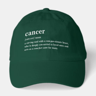 Cancer Definition Aesthetic Astrology Gift Hat
