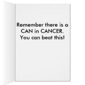 Cancer Destruction in Progress card with pink sign (Inside (Right))