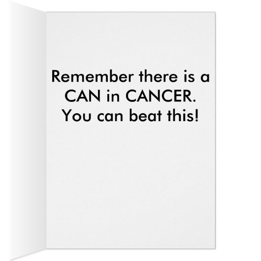 Cancer Destruction in Progress card with pink sign (Inside (Right))