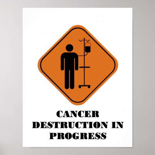 Cancer Destruction in Progress Poster