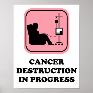 Cancer Destruction in progress Poster