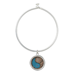 Cancer & Earth Boar Bangle Bracelet