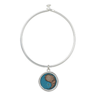 Cancer & Earth Horse Bangle Bracelet