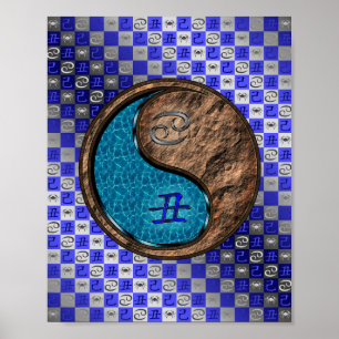 Cancer & Earth Ox Poster