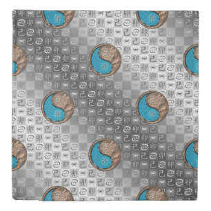 Cancer & Earth Rabbit Duvet Cover