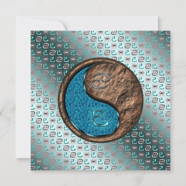 Cancer & Earth Snake Card (Front)