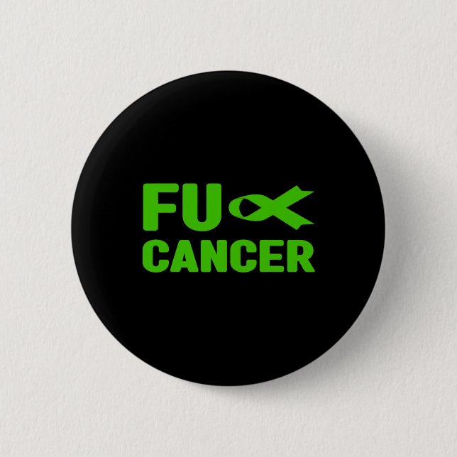 Cancer - Fck Bile Duct Cancer Awareness 3  Button (Front)