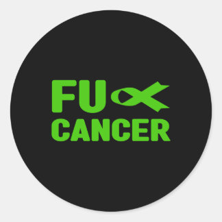 Cancer - Fck Bile Duct Cancer Awareness 3 Classic Round Sticker