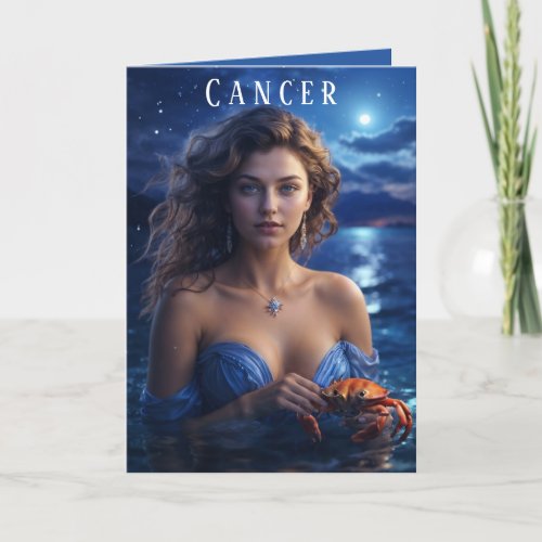 Cancer Female Birthday Card