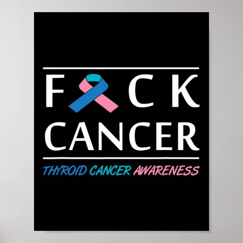 Cancer Fight Cancer Ribbon 10  Poster