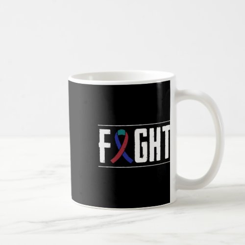 Cancer Fight Cancer Ribbon 12  Coffee Mug