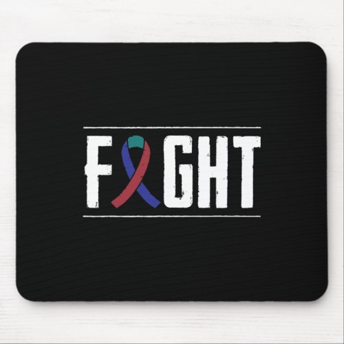 Cancer Fight Cancer Ribbon 12  Mouse Pad