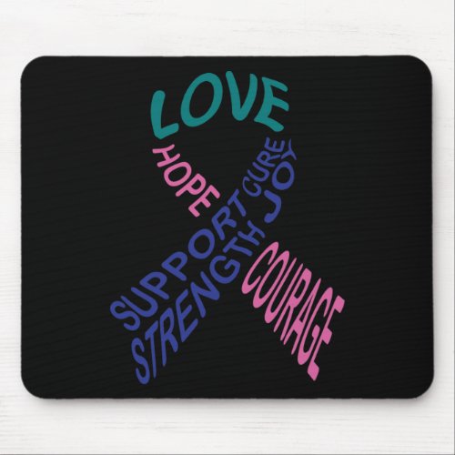 Cancer Fight Cancer Ribbon 13  Mouse Pad