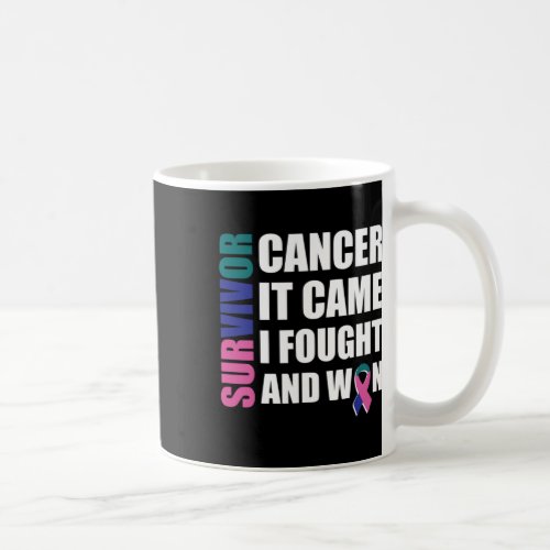 Cancer Fight Cancer Ribbon 16  Coffee Mug