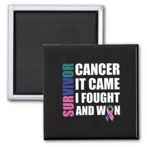 Cancer Fight Cancer Ribbon 16  Magnet