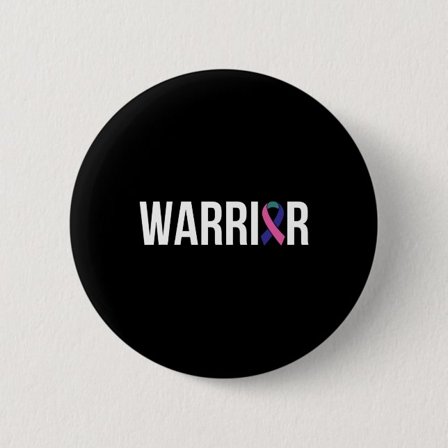 Cancer Fight Cancer Ribbon 17  Button (Front)