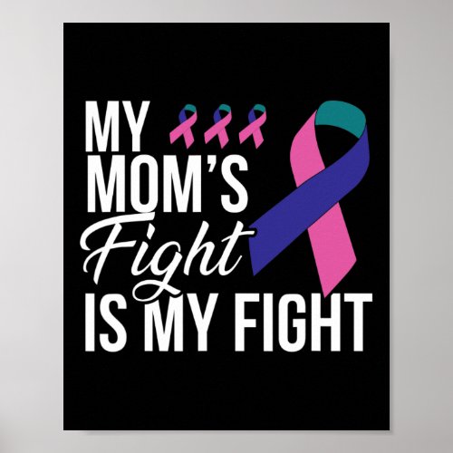 Cancer Fight Cancer Ribbon 18  Poster