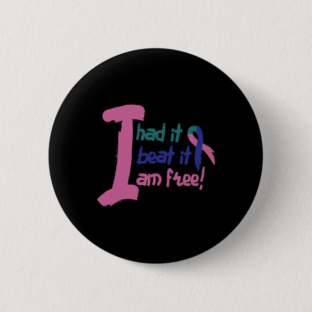 Cancer Fight Cancer Ribbon 26  Button (Front)