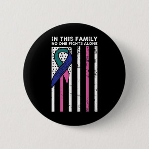 Cancer Fight Cancer Ribbon 28 Button